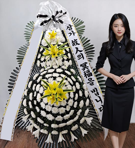 인천 국제성모병원 장례식장 특대형 화환